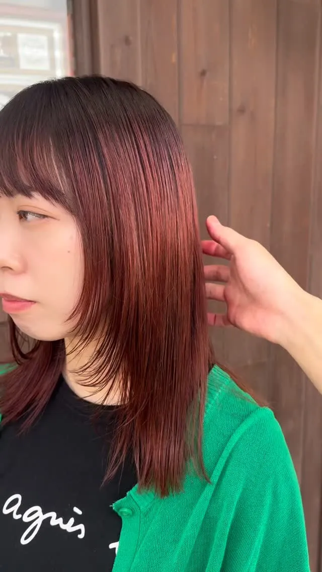 ピンクバイオレットで魅せる
