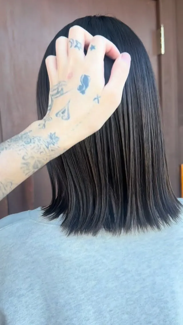 まとまりと艶感を重視した