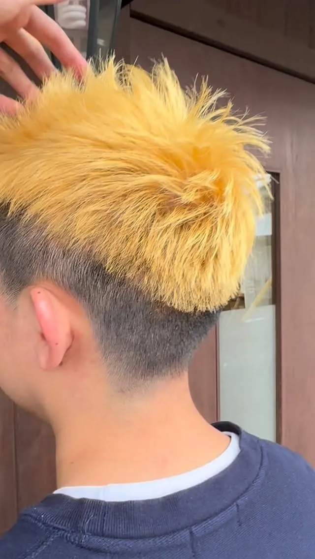 ブロンドの質感と