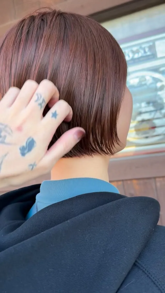 乾かすだけでまとまるミニボブ✨