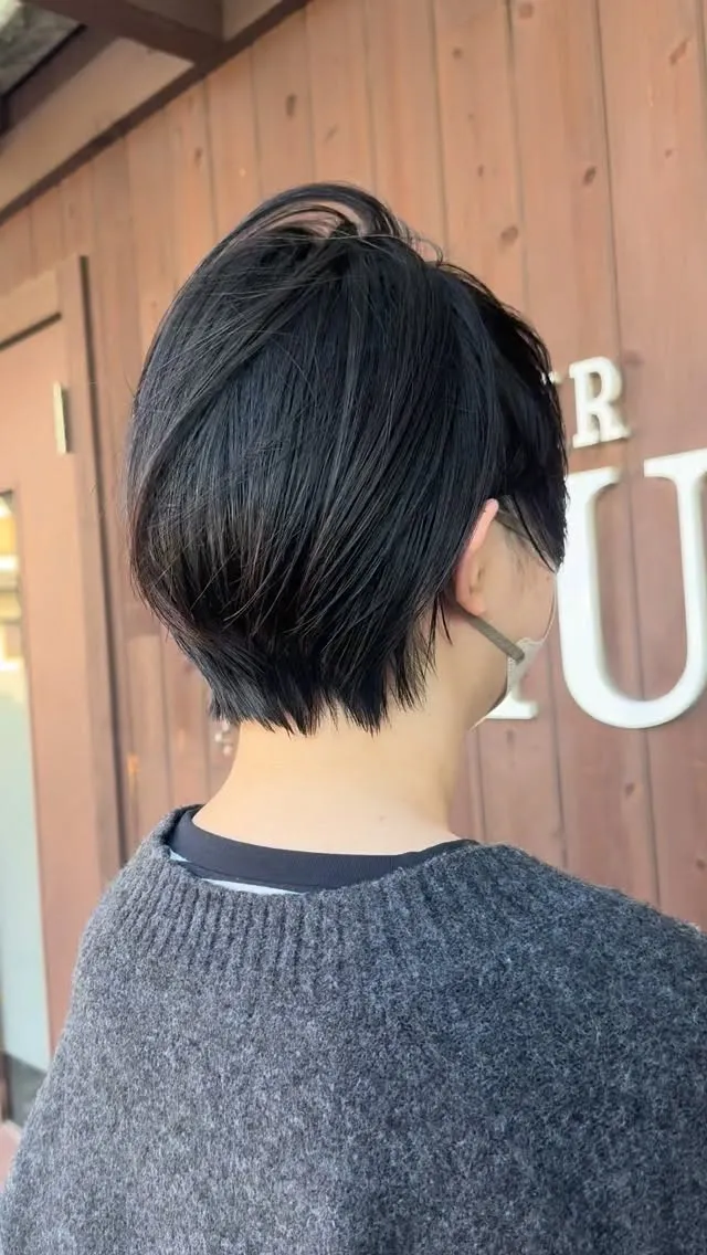 丸みで作るコンパクトショート